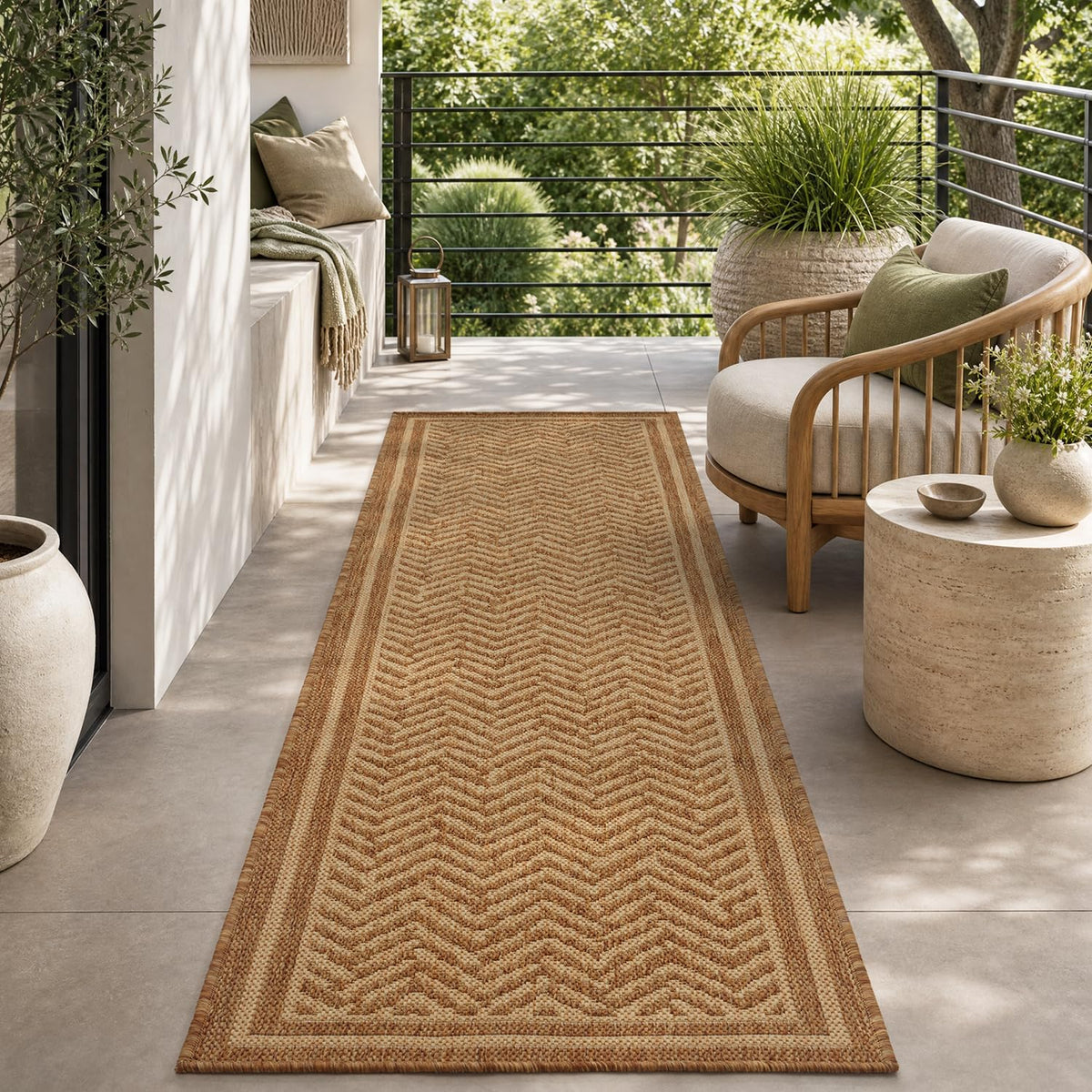 montvoo-2x6 ft indoor outdoor runner rugs for entryway, main product view