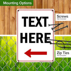My Sign Center Custom Arrow, 10x14 Inches, Minimalist Style, Directional Sign - Image 5