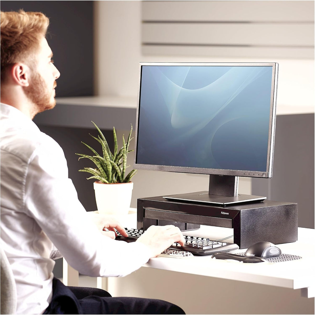 Fellowes 8038101 Designer Suites Monitor Riser