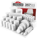 357 pcs White Felt Furniture Pads X-Protector! Huge Quantity of Furniture Pads by X-Protector