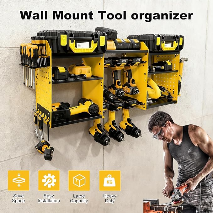 ERVNYNT 3 layers power tool organizer Loads 150lbs - Image 4