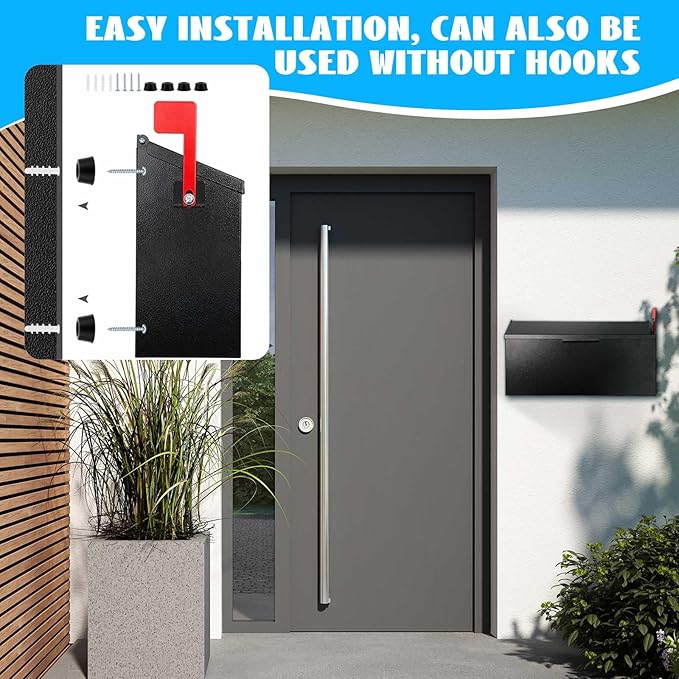 Yaocom Small Cast Wall Mount Mailbox - Image 4