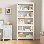 IDEALHOUSE 71" Farmhouse Bookshelf w/Adjustable Shelves & 31.5 in Whidth - Image 3
