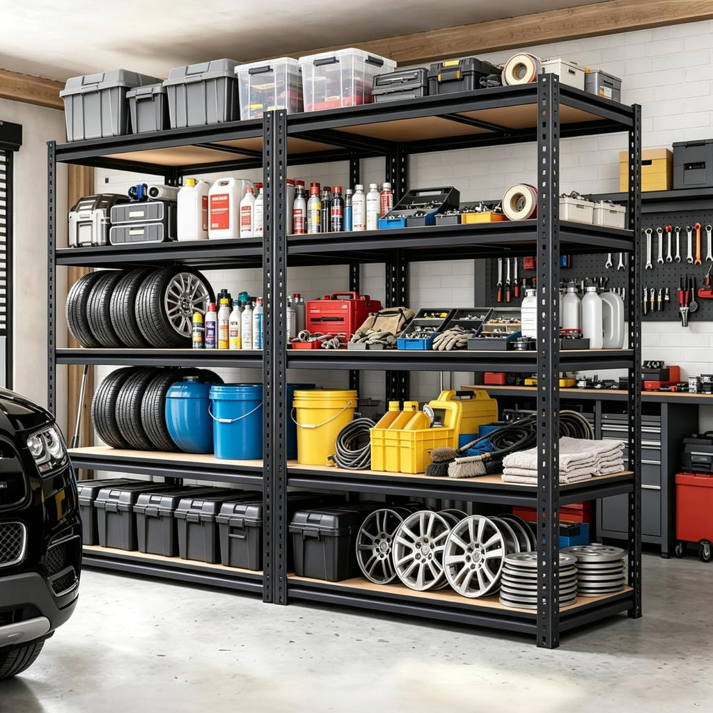 garage shelving units shelves for garage storage shelf shown in use