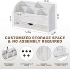 SeekElegant Wood Mail Organizer - Image 3
