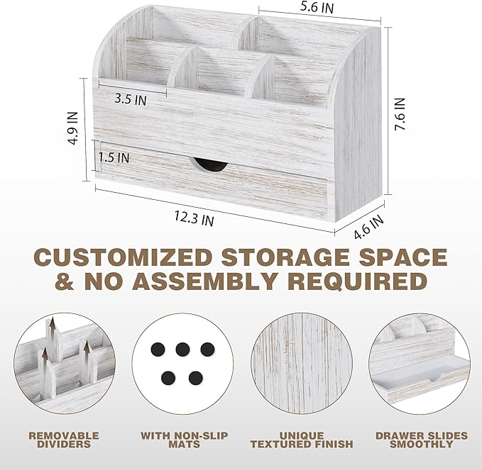SeekElegant Wood Mail Organizer - Image 3