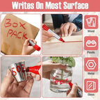Fuutreo 10 Pack Jumbo Permanent Markers Bulk Large Chisel Tip Permanent Markers - Image 5