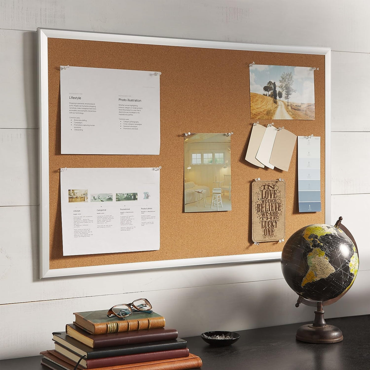 Staples Cork Bulletin Board, 3x2 Feet, Oak Frame, Self-Healing