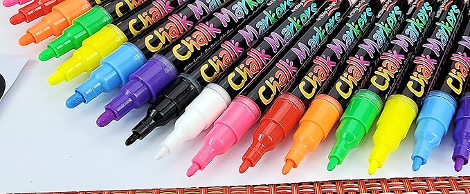 18 Neon Chalk Markers - Image 4
