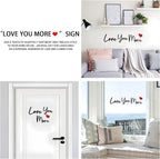 Love You More Wood Sign Home Decor Boho Decor Wall Decor Express Love and Warm - Image 5