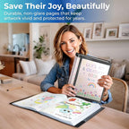 Dunwell Presentation Binder 60-Pocket, Displays 120 Pages, 8.5x11 Portfolio - Image 9