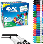 EXPO Dry Erase Markers, Low Odor Ink, Chisel Tip, Essential Supplies by EXPO