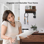 Lwenki Key Holder for Wall, Decorative Key and Mail Holder - Image 6
