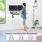 VIVO Electric 43 x 24 in Standing Desk, Memory Height Adjustment, 1B Series - Image 4