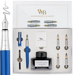 Wordsworth & Black Fountain Pen Gift Set, Includes Bottle, 6 Cartridges by WordsworthBlack