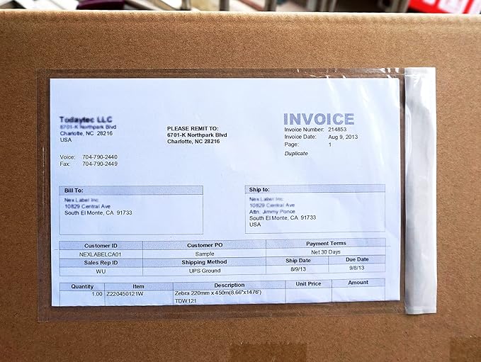 Premium 6''x10'' Packing List Envelope, Tailored Size - Image 3