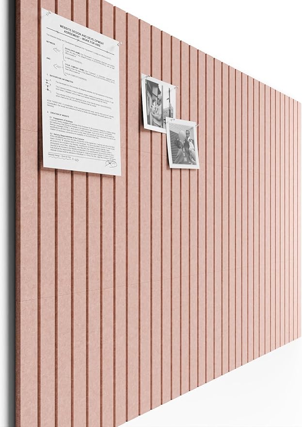 Bumusty Large Cork Board Alternative-47 x35 Felt Bulletin Board Tiles, by Bumusty