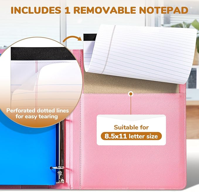 JoyCat 3 Ring Binder Clipboard - Image 5