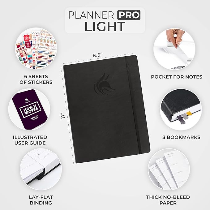 Clever Fox Planner PRO Light – Weekly & Monthly Life Planner to Increase - Image 2