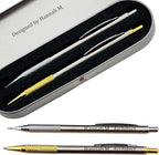 ELMA VADA STUDIO Custom Engraved Mechanical Pencil Set – Personalized 0.7mm & by Unknown