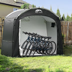 happy travel bike storage shed tent, waterproof portable, view 9