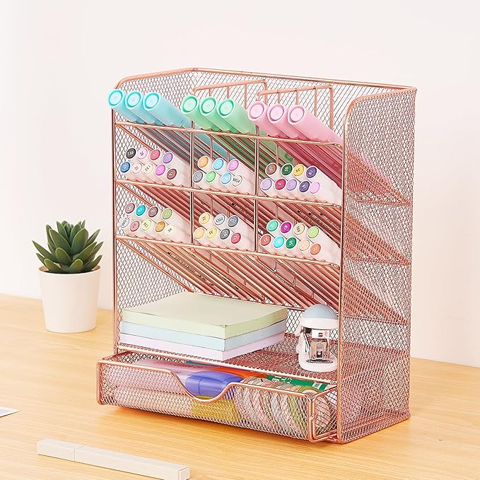 Spacrea Pen Holder Desk Organizer - Image 6