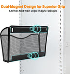 AGPTEK Magnetic File Holder, Hanging Wall Storage Rack - Image 3