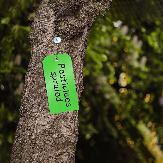 100 Pcs Tags with Wire Shipping Tags with String Write On Stacking Service - Image 6