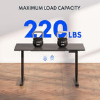 FLEXISPOT E6 3-Stage Dual Motor Electric Standing Desk 48 x 24 Sit Stand Up Desk - Image 6