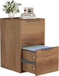 FATIGOS Wooden 2 Drawer File Cabinet, Wood Vertical Filing Cabinet Fits Hanging by FATIGOSstoragecabinet