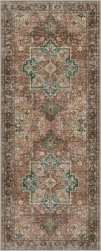 GENIMO 2'6"x8 Runner Rugs for Hallway, Machine Washable Non Slip Vintage Rugs - Image 8