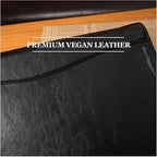 Geslun Vegan Leather Portfolio, Legal Size 8.5 x 14 Pad Holder, Business - Image 3