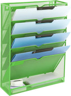 EASEPRES 6 Tier Mesh Hanging Wall File Organizer, Desk Vertical Mail Paper by EASEPRES