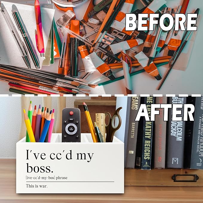 XPH Funny Office Pen Pencil Holder Organizer - Image 6