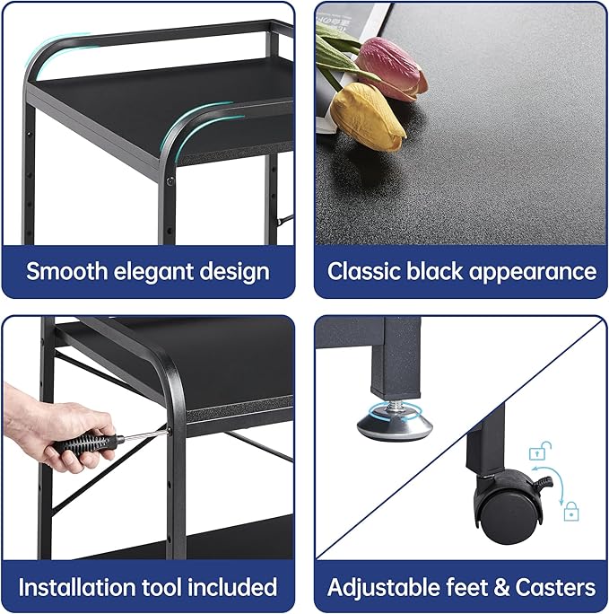 Fannova 2 Tier Under Desk Printer Stand - Image 9