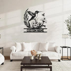 Personalized Metal Signs | Bird Metal Wall Art | Metal Name Sign Birds Welcome - Image 6