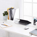 Amazon Basics Rectangular Plastic Desk Organizer, Magazine Rack - Image 8
