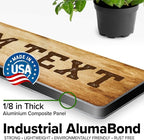 Custom Sign, Custom Street Sign, 11 Font Colors, 13 Font Styles, 4 Hole Options - Image 3