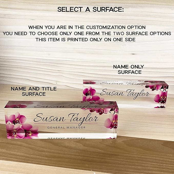 Artblox Custom Desk Name Plate - Image 5