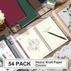 Yahenda Spiral Notebook College Ruled Journals Notebooks Lined 8.3 x 5.5 Inch - Image 2