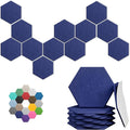 Hexagonal Acoustic Panels-12 Pack High-Density Sound Absorbing Panels by UNECHOACOUSTIC