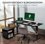 FLEXISPOT 63'' L Shaped Reversible Standing Desk - Image 3