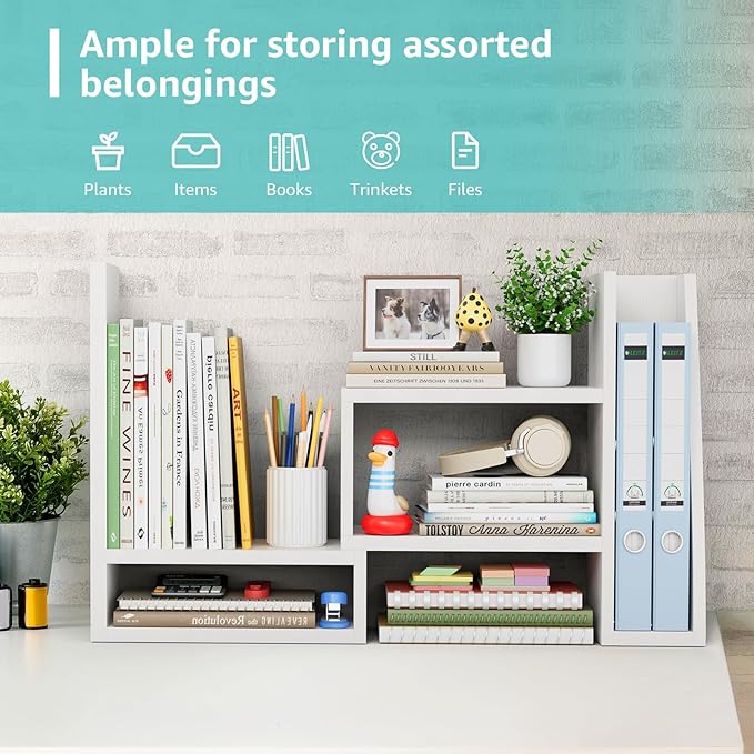 Desktop File Organizer Desk Organizer Shelf - Image 7