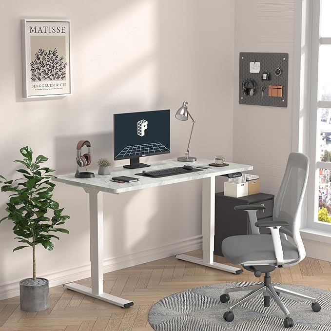 FLEXISPOT E6 3-Stage Dual Motor Electric Standing Desk 48 x 30 Sit Stand Up Desk - Image 2