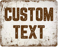 Custom Sign, Custom Street Sign, 11 Font Colors, 13 Font Styles, 4 Hole Options by MySignCenter