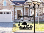 Personalized Deer Bear Metal House Numbers - Image 3