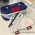 Fiaoudm Cute Bow Pencil Case – Durable Single Compartment Stationery Organizer - Image 2