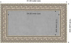 Amanti Art Silver Framed Magnetic Board 19x31 Small Vision Board - Image 2