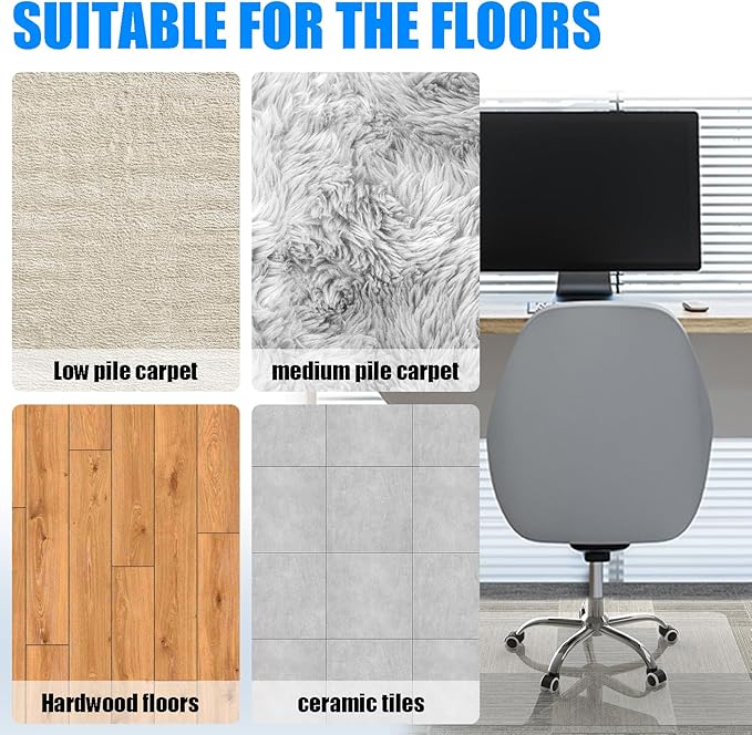 Placoot 48" x 36" Office Chair Mat - Image 5