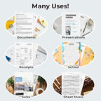 Dunwell Clear Folders for Documents, Plastic 8.5x11 File Sleeves for Document - Image 6